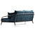 Elegant Ulivi Sofa: Doris 3D model small image 3