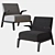 Elegant Venus Lounge Chair: Camerich 3D model small image 2