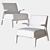 Elegant Venus Lounge Chair: Camerich 3D model small image 3