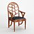 Elegant Circleback Chair: Pure Comfort 3D model small image 1