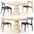 Woven Rope Dining Set: Stylish and Durable 3D model small image 1