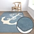 Luxury Carpet Collection: Set of 3 3D model small image 5