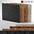 Elegant Wood Paneling: 4 High-Resolution Textures - 2000mm x 2000mm 3D model small image 4