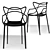Kartell Masters Chair: Iconic Design 3D model small image 2