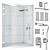 Sleek Frameless Shower Set 3D model small image 2