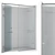 Sleek Frameless Shower Set 3D model small image 3