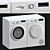 Bosch 3-in-1 Washing Machine & Dryer 3D model small image 1