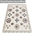 Premium Carpet Set: High-Quality Textured Carpets 3D model small image 3