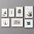 Modern Frame Set - Seven Frames in Five Colors 3D model small image 3