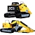 JCB Excavator 3D Model - Realistic Design 3D model small image 3