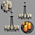 Classic Elegance: Napoli Chandelier 3D model small image 1