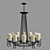 Classic Elegance: Napoli Chandelier 3D model small image 2