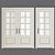 Elegant Classic Interior Doors 3D model small image 1