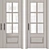 Elegant Classic Interior Doors: Solid Wood, MDF, Enamel Finish & Glass 3D model small image 2