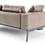 Flexform Lifesteel 2-Seater Sofa 3D model small image 3