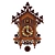 Vintage Cuckoo Clock 3D model small image 2