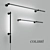 Elegant Illumination: COLIBRÌ Aluminium Wall Lamp 3D model small image 1