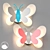 Elegant Butterfly Sconce 3D model small image 1