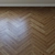 Upofloor Oak Parquet Board: French Chevron Style 3D model small image 3