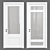 Stylish Door 36 for Interior Spaces 3D model small image 1