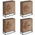 Waterdrop Oak Furniture: Versatile Storage Options 3D model small image 2