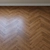 Upofloor Oak Parquet Board: French Chevron Design 3D model small image 4