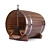 Outdoor Barrel Bath - Ultimate Relaxation 3D model small image 1