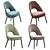 Elegant Swind Dining Chair 3D model small image 2