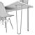 Sturdy Work Table - 2000x600x730mm 3D model small image 20