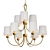 Coastal Living Bimini Chandelier 3D model small image 1