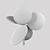 Matisse Wall Lamp: Radiant Elegance 3D model small image 2