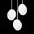 Marble Disks Pendant: Elegant Illumination for Modern Spaces 3D model small image 11