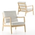 Vintage FD 109 Easy Chair - Ole Wanscher Design 3D model small image 1