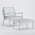 Vintage Danish Design: Senator & Puff Easy Chair Set 3D model small image 3