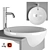 TOTO LW533J Lavatory: Modern Design & High Quality 3D model small image 1