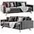 Finely Crafted Alfinch Sofa 3D model small image 2