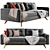 Finely Crafted Alfinch Sofa 3D model small image 3