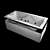 Luxury Whirlpool Bath Tub 3D model small image 5