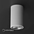 HOKASU Tube: Sleek Surface Mounted Lamp 3D model small image 3
