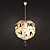 Ramsele Floral Pendant Lamp 3D model small image 3