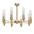 Gilded Seafrosted Chandelier 3D model small image 1