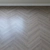 Elegant Oak Chevron Parquet Flooring 3D model small image 4