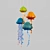 Vibrant Jellyfish Pendant: A Colorful Delight 3D model small image 3