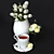 Morning Delights: Coffee, Macarons & Blooms 3D model small image 2