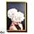 Art Line Flower Head Woman Framed Paintings 3D model small image 1