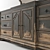 Vintage Loft-Style Chest of Drawers 3D model small image 6