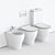 Ceramica Flaminia App WC - Stylish Close-Coupled Ceramic Toilet 3D model small image 5