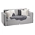 Modern Fabric Sofa: V-Ray/Corona, Realistic Design 3D model small image 8
