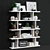 Contemporary Decorative Shelving 3D model small image 2