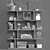 Contemporary Decorative Shelving 3D model small image 4